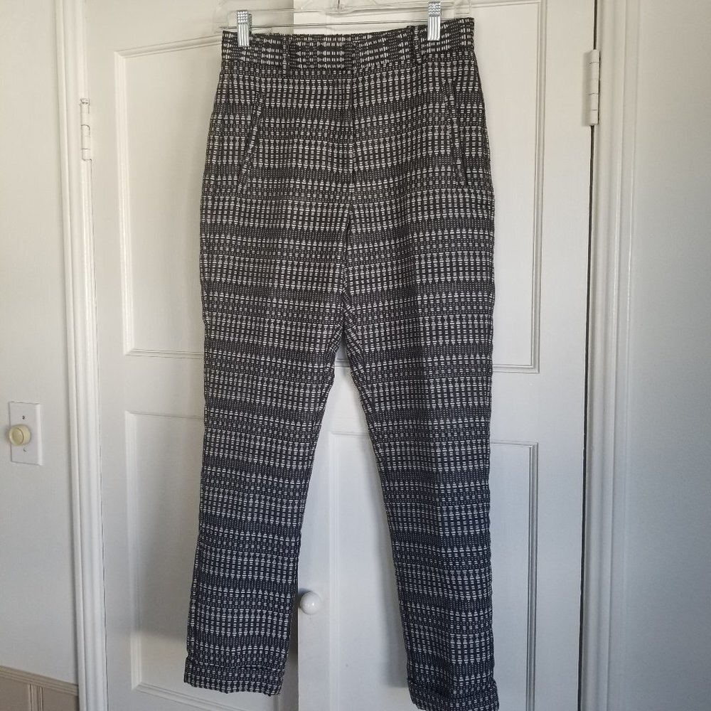Day Birger et Mik Kelsen Cropped Black & Tan Pants - Picture 2 of 12